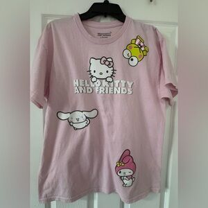 Sanrio Pink Hello Kitty & Friends Short Sleeve Tee
